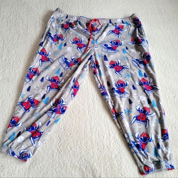New Disney Stitch Women's Sleep Jogger With Pockets plus size - Picture 1 of 8
